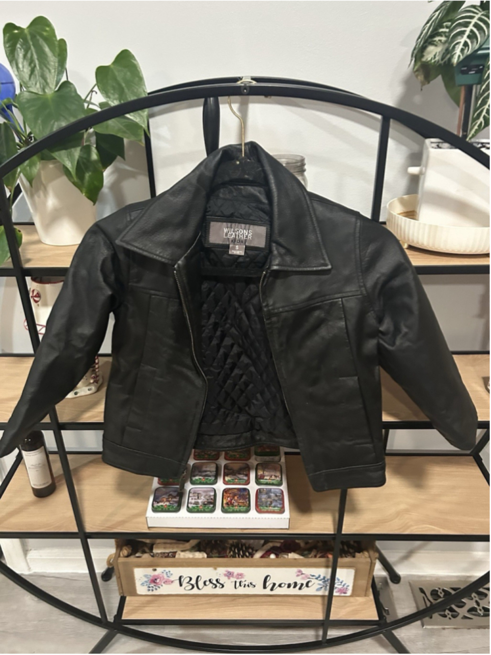 Youth Wilson Leather Jacket Size small